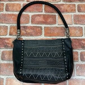The Sak Black Patterned Women's Bag